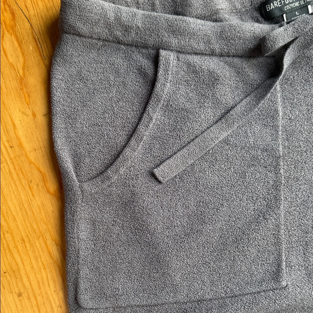 Barefoot Dreams CozyChic Gray Women's full length Pants size Large EUC - Picture 4 of 8